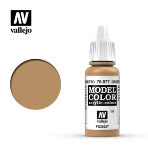 Vallejo MODEL COLOR DESERT YELLOW ACRILICO  N° 125  ml17- 70977 - Imagen 1 de 1