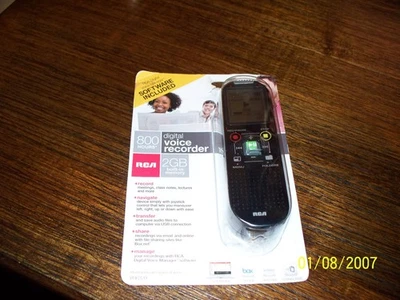 RCA Voice Recorder Model No. VR6320 Black Sealed - Image 1 of 4
