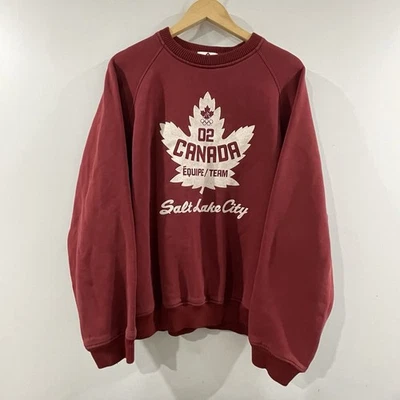 Vintage Roots Team Canada 2002 Olympics Sweater LARGE - Image 1 of 4