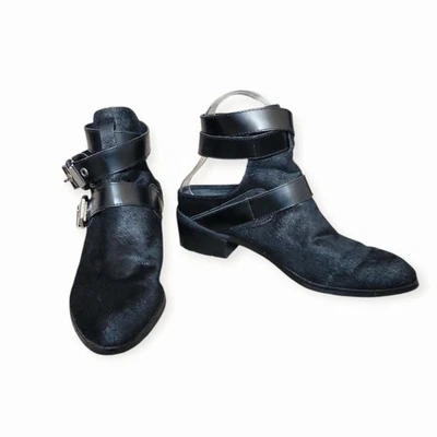 Botín de pelo de becerro negro SOL SANA Samuel Foto 1 de 4