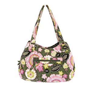 Borsa Vera Bradley Olivia rosa doppio manico modello ritirato tre scomparti - Foto 1 di 19