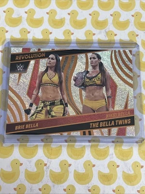 BELLA TWINS #145 BRIE NIKKI 2022 PANINI REVOLUTION WWE WRESTLING TOTAL DIVAS - Image 1 of 2