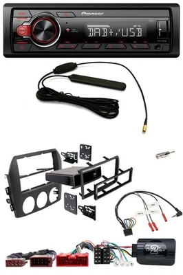 Pioneer MP3 DAB 1DIN Lenkrad USB Autoradio für Mazda MX 5 NC 2005-2008 aktiv - Bild 1 von 4
