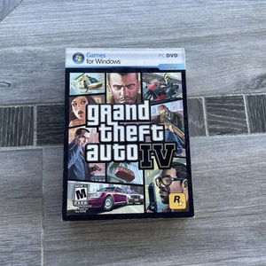 Grand Theft Auto IV - (PC, 2008) GTA 4 PC Computer Game - Picture 1 of 5