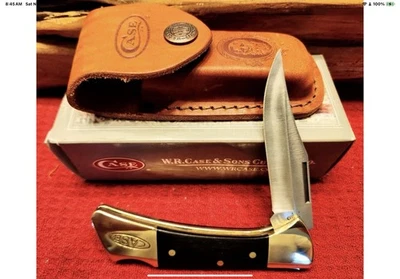 Case Stag Lock Knife 5159LSS With Leather Sheath & Box - Image 1 of 4