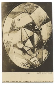 Société Anonyme Inc NYC Original 1920s MAN RAY RPPC - KURT SCHWITTERS - RARE - Picture 1 of 2