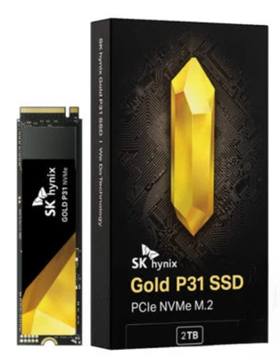 SK hynix Gold P31 Internal SSD 2TB PCIe NVMe Gen3 M.2 TLC Read 3500MB - Express - Image 1 of 4