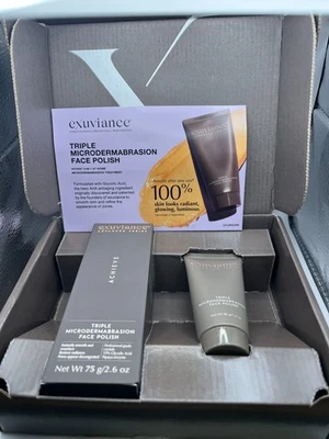 EXUVIANCE Triple Microdermabrasion Face Polish Glycolic Acid Papaya Enzyme 2pc - Image 1 of 4