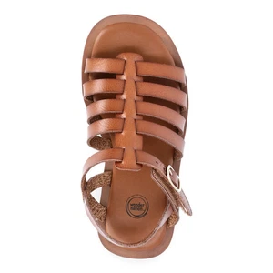 Wonder Nation Toddler Girl size TODDLER 9 Gladiator Sandals Color Brown NEW - Picture 1 of 11