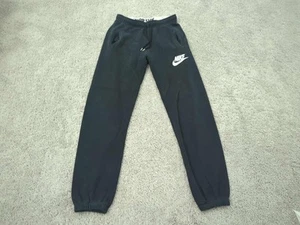Nike Jogginghose Herren Small Schwarz Fleece Jogger Just Do It Swoosh Logo Hose - Bild 1 von 8