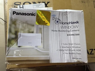 Panasonic HomeHawk Window Home Monitoring Camera for Outdoor Monitoring Mount... - Image 1 of 4