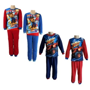Nickelodeon Boys Official Merchandise Kids Thermal Fleece Pyjamas - Picture 1 of 11