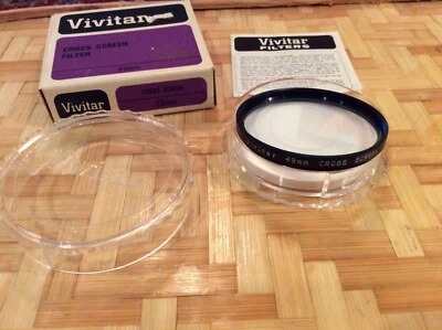 49mm Vivitar Cross Screen Filter - Image 1 of 2