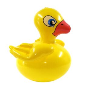 19" Inflatable Rubber Ducky Swim Pool Water Float Blow Up Toy Duck Party Floatie
