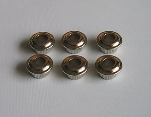 Metal Nickel 10mm Guitar Tuning Keys Conversion Bushings Adapter Ferrules - Picture 1 of 3