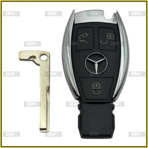 For Mercedes Benz C E Class E260 C180 3 Buttons BGA SmartKey SHELL - Foto 1 di 2