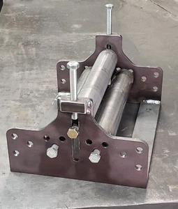 12" x 10 Gauge Heavy Duty Steel Sheet Metal Roller Slip Roll rolling 1/8 3/16 12 - Picture 1 of 4