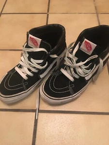 Vans SK8 Hi Top schwarz weiß 721494 Canvas Wildleder Herren 3,5 Damen 5 Schuhe - Bild 1 von 9