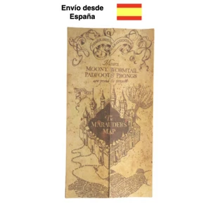 Mapa del merodeador Hogwarts Harry Potter replica para fans magia hechicería - Bild 1 von 5