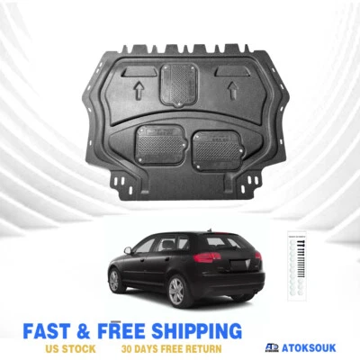 For 2006-2013 Audi A3 Under Engine Lower Cover Splash Shield Mud Guard Board Foto 1 de 4