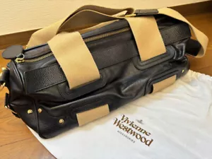 Vivienne Westwood Umhängetasche schwarz Canvas und Lederkombination - Bild 1 von 9