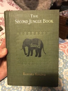 The Second Jungle Book by Rudyard Kipling 1899 Century Co Hardcover - Foto 1 di 6