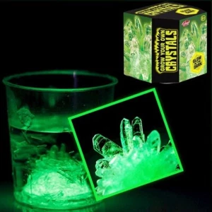 Grow Your Own Glow In The Dark Crystals Science Arts & Crafts Growing Kit Tobar - Picture 1 of 3