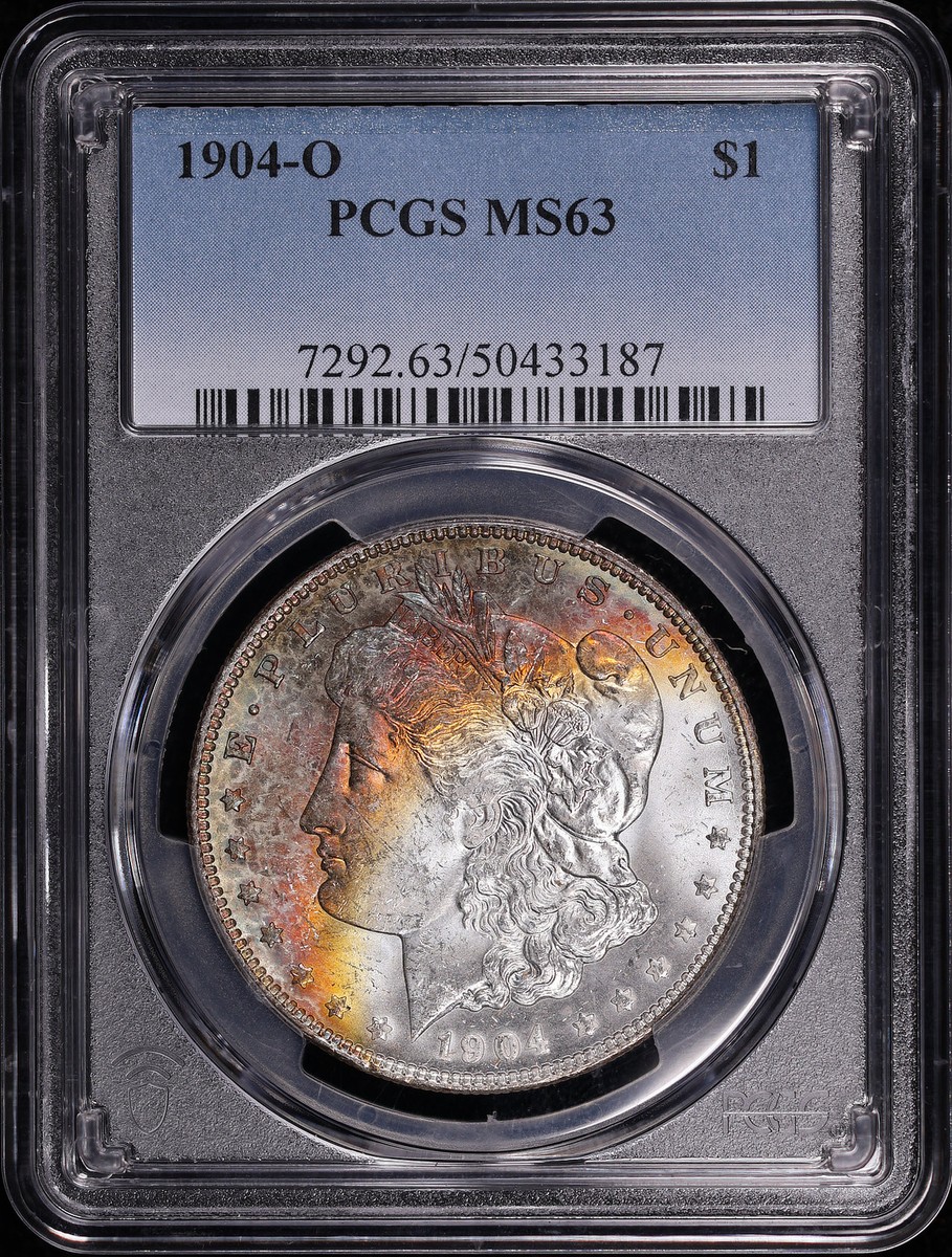 MS 63 Graded 1904 Year Morgan US Dollars (1878-1921) for