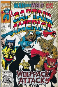 Marvel Comics- Captain America #406, September 1992 - Picture 1 of 2