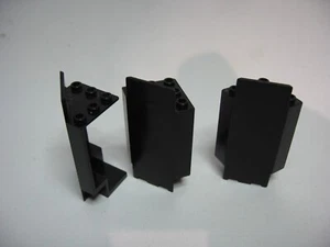 Lego Castle - 3 pannelli neri 3 x 3 x 6 parete angolare - (2345) #M9 - Foto 1 di 3