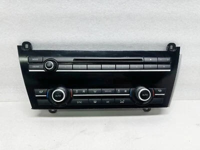 P401109 2010-2013 BMW 535i GT 550i GT AC Heater Control Switch Media Control OEM - Image 1 of 4
