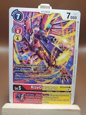 NM RizeGreymon BT13-015 C Digimon CCG Versus Royal Knights