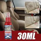 Car Leather Fabric Mildew Remover Spray Stains Cleaner Care Renovation Kit 30Ml