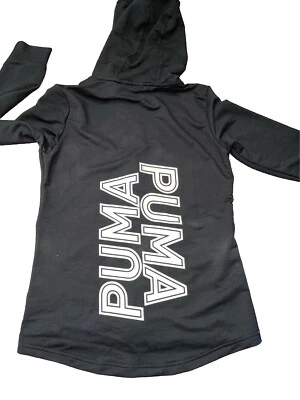 Sudadera con Capucha Puma Keep You Dry Talla XS Negra Grande Deletrear Junior Girl NUEVA Foto 1 de 4