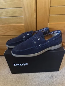 Dune London Barclay Bootsschuhe, Navy Suede, Größe UK 9, (43), Neu mit Karton - Bild 1 von 10