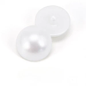 6X DIY Round Buttons Faux Pearl Material Sewing for Costume Sweater Craft Decor - Picture 1 of 23