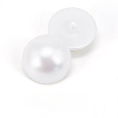 6X DIY Round Buttons Faux Pearl Material Sewing for Costume Sweater Craft Decor - Image 1 of 4