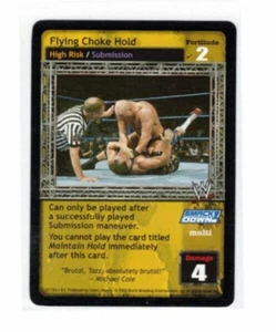 WWE Raw Deal Card: Flying Choke Hold - Imagen 1 de 1