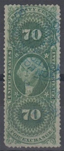 USA 1862 70c FOREIGN EXCHANGE REVENUE SCR65 (ID:265/D59012) - Bild 1 von 1