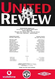 2001/02 Manchester United v Oldham Athletic - Manchester Senior Cup - Picture 1 of 1