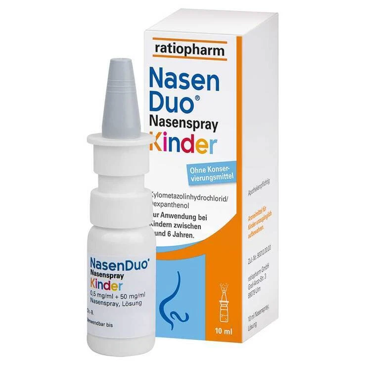 RATIOPHARM NasenDuo® Nasenspray Kinder · 10 ml · PZN 12521566 2405137