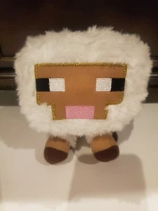 2014 Mojang Minecraft White Sheep Lamb Plush Stuffed Soft Jazwares 6" - Picture 1 of 4