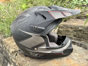 Casco Completo Fly Racing Kinetic Impulse DOT Motocross Talla S 55-56 CM Negro Mate - Imagen 1 de 8