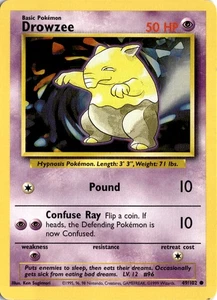 Drowzee Common Base Set 049/102 MP - Picture 1 of 2