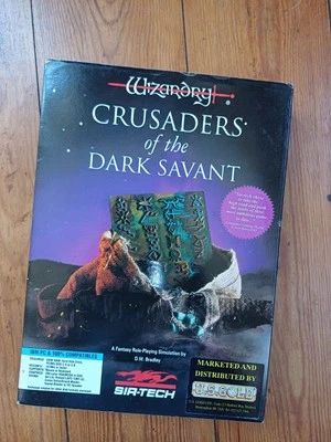 Wizardry: Crusaders of the Dark Savant, PC 3.5" Floppy, Vintage Big Box 1992, UK - Image 1 of 4