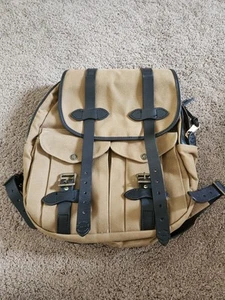 Mochila Filson Beige Lona Todas las Temporadas Informal Diseño Bolso - Imagen 1 de 24