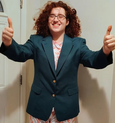 Chaqueta Blazer Jack Nicklaus Tournament Series 42L Masters Golf Navidad Verde  Foto 1 de 4