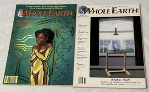 Whole Earth Review No. 76 (1992) and No. 55 (1987) || Vintage Magazines - Foto 1 di 5