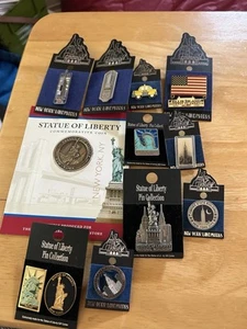 Vintage Souvenir Lot New York Statue of Liberty, Ellis Island Commemorative Coin - Picture 1 of 6