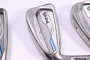 Left Hand Ping i-Series E1 Irons / 5-PW / White Dot / Stiff Flex Project X - Picture 1 of 7